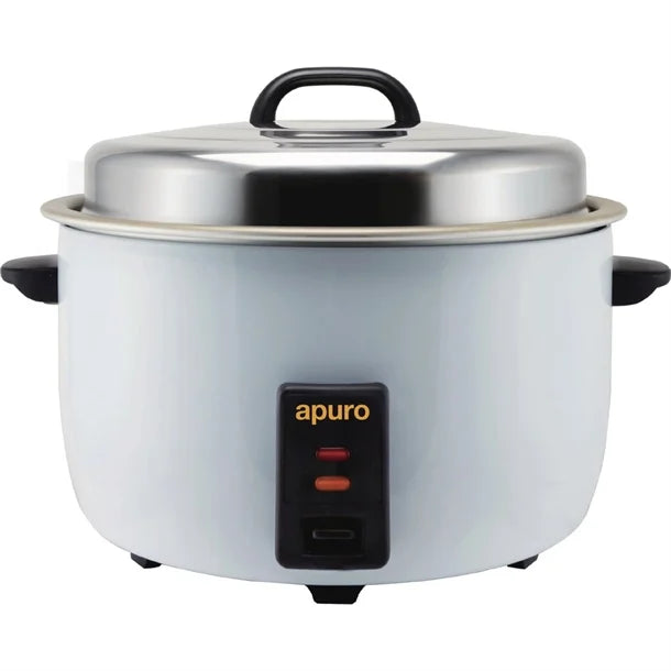 Apuro Large Commercial Rice Cooker 23L Cooked Rice