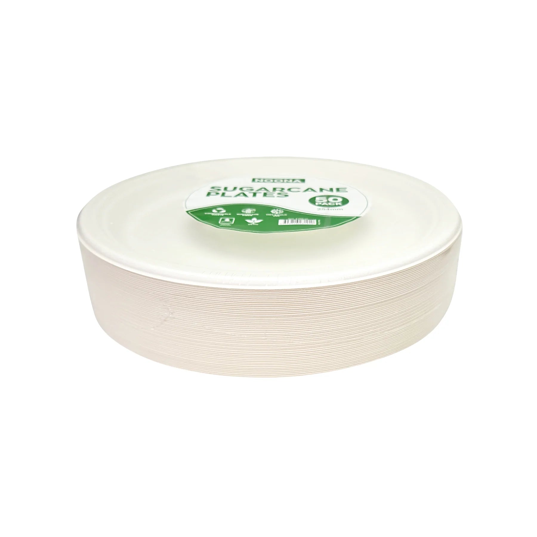 Biodegradable SUGAR CANE PLATE Round 9" - 50PK