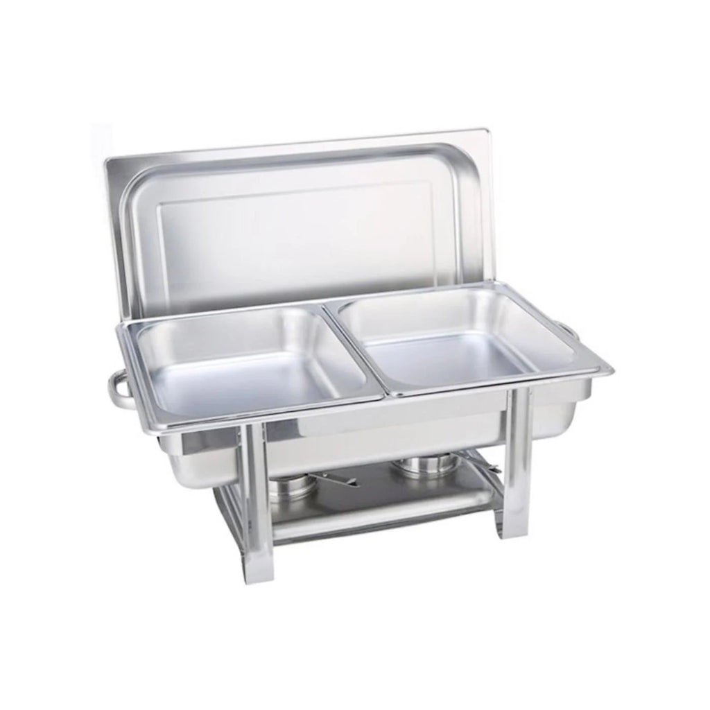 Stainless Steel Rectangle Dual Pan Chafing Dish