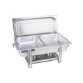 Stainless Steel Rectangle Dual Pan Chafing Dish