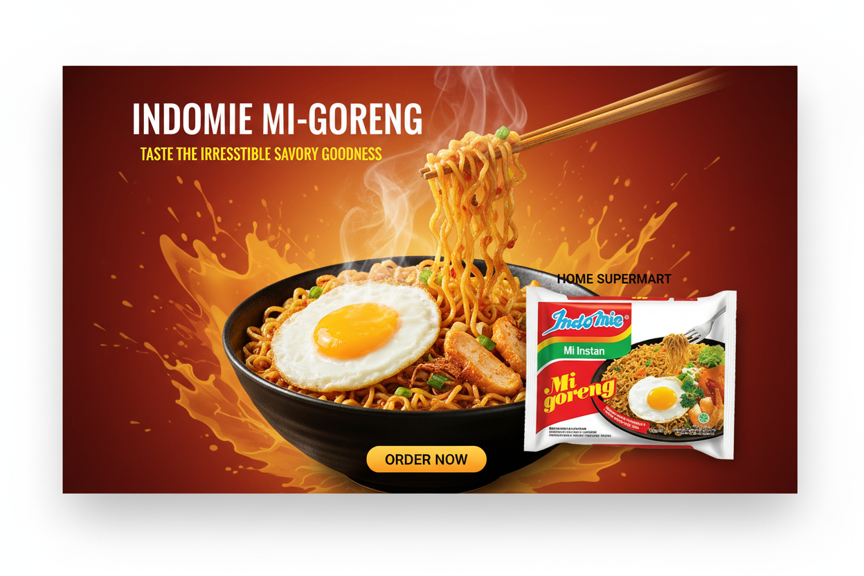 Indomie Mi-goreng Homepage Banner
